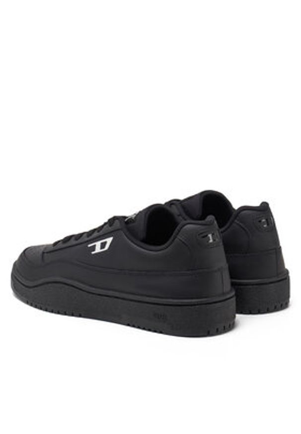 Diesel Sneakersy Y03608 P5576 T8013 Czarny. Kolor: czarny. Materiał: skóra