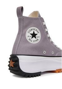 Converse Trampki Run Star Hike Platform A10666C Szary. Kolor: szary. Materiał: materiał. Obcas: na platformie #4