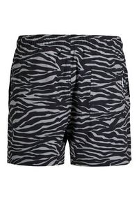 Jack & Jones Szorty kąpielowe Maui Shell 12291808 Czarny Regular Fit. Kolor: czarny. Materiał: syntetyk #5