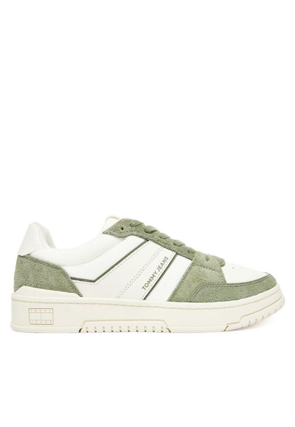 Tommy Jeans Sneakersy Tjm Cupsole Pods EM0EM01579 Biały. Kolor: biały. Materiał: skóra