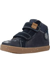 Geox - Buty GEOX B KILWI BOY Niebieski. Kolor: niebieski. Materiał: tkanina, skóra. Sport: turystyka piesza