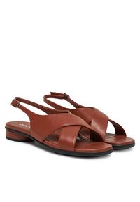 ecco - ECCO Sandały Sculpted Alba 25 23383301014 Brązowy. Kolor: brązowy. Materiał: skóra