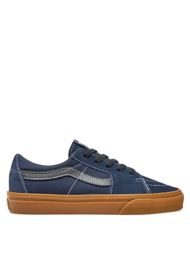 Vans Tenisówki Sk8 Low VN0009QRNVY1 Granatowy. Kolor: niebieski. Materiał: skóra, zamsz