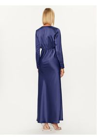 YAS Sukienka wieczorowa 26031520 Granatowy Regular Fit. Kolor: niebieski. Materiał: syntetyk. Styl: wizytowy