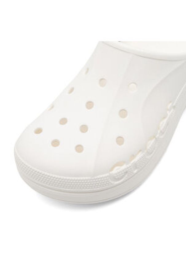 Crocs Klapki BAYA PLATFORM CLOG 208186-100 Biały. Kolor: biały. Materiał: syntetyk. Obcas: na platformie
