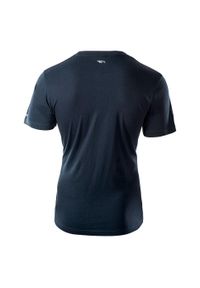 Hi-tec - T-shirt Męski Retro. Kolor: niebieski. Sport: turystyka piesza