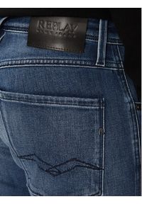 Replay Jeansy M914Y.000.35351 Niebieski Slim Fit. Kolor: niebieski