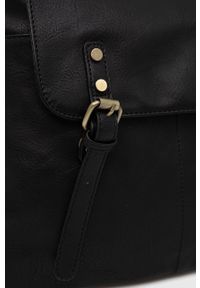 Answear Lab Plecak damski kolor czarny duży gładki. Kolor: czarny. Wzór: gładki. Styl: wakacyjny #4