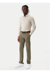 Tommy Jeans Koszula Original DM0DM04405 Beżowy Slim Fit. Kolor: beżowy. Materiał: bawełna #2