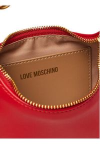 Love Moschino - LOVE MOSCHINO Torebka JC4252PP0MKS0500 Czerwony. Kolor: czerwony. Materiał: skórzane #5