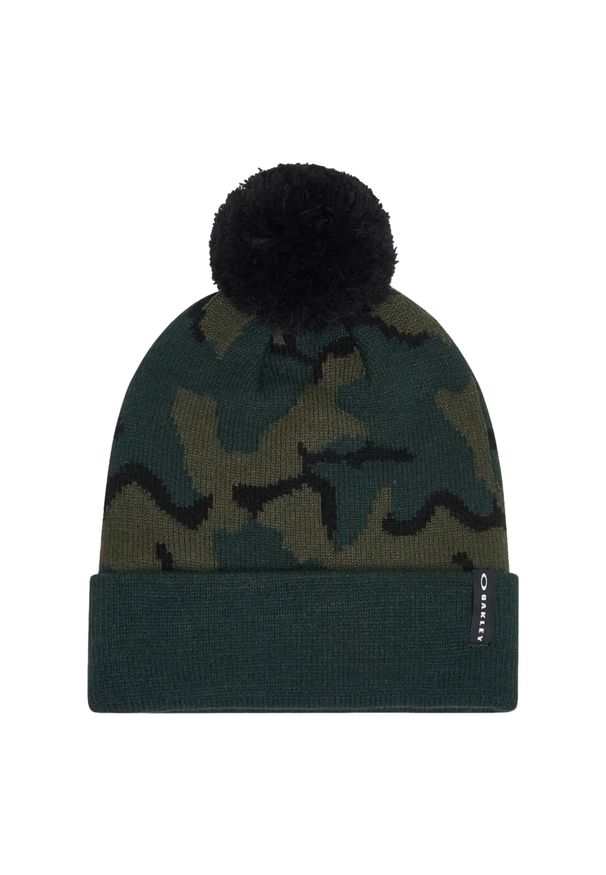 Oakley Czapka Printed Pom Beanie Fos901280-9Nq. Kolor: zielony