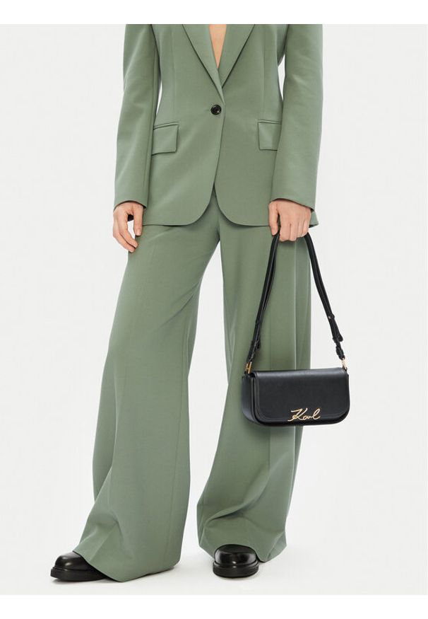 Karl Lagerfeld - KARL LAGERFELD Torebka A1W30039 Czarny. Kolor: czarny. Materiał: skórzane