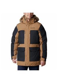 columbia - Kurtka Turystyczna Zimowa Męska Columbia Marquam Peak Fusion Parka. Kolor: brązowy. Sezon: zima