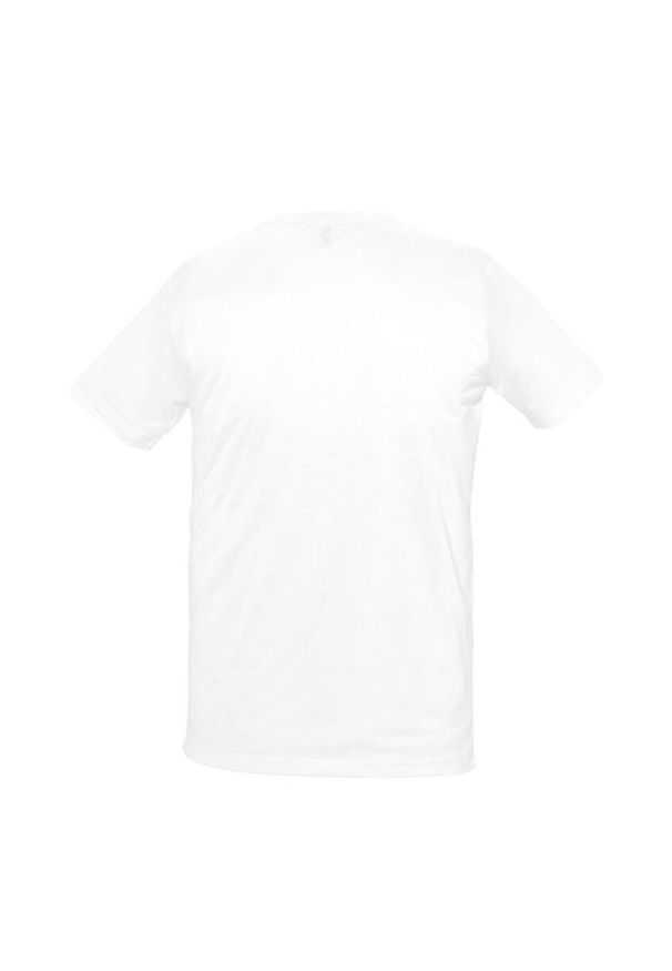 SOL'S - Koszulka Sublima Unisex Dla Dorosłych. Kolor: biały. Sport: turystyka piesza