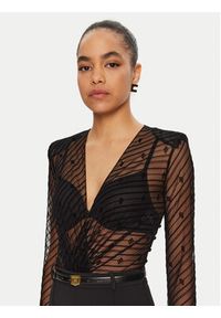 Elisabetta Franchi Kombinezon TU-021-46E2 Czarny Slim Fit. Kolor: czarny. Materiał: syntetyk #3