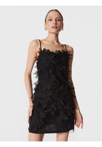 Fracomina Sukienka koktajlowa FQ23SD1012W62501 Czarny Slim Fit. Kolor: czarny. Materiał: syntetyk. Styl: wizytowy #1