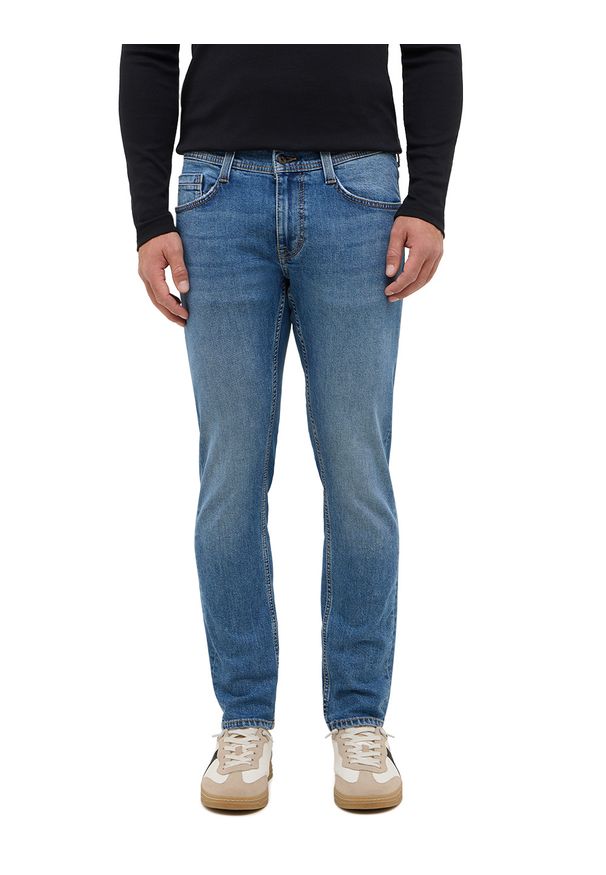 Męskie Spodnie jeansowe Mustang Style Oregon Slim Denim Blue 1016799 5000 402