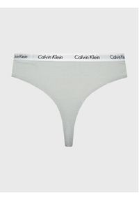 Calvin Klein Underwear Komplet 3 par stringów 000QD3800E Kolorowy. Materiał: bawełna. Wzór: kolorowy #3