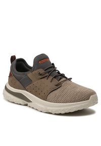 skechers - Skechers Sneakersy Caspian 210553/TPE Brązowy. Kolor: brązowy. Materiał: materiał