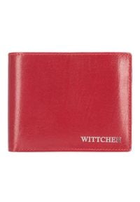 Wittchen - Damski portfel ze skóry niezamykany. Kolor: czerwony. Materiał: skóra #1