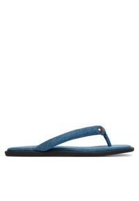 Tommy Jeans Japonki Tjw Padded Denim Casual Sandal EN0EN03021 Niebieski. Okazja: na co dzień. Kolor: niebieski. Materiał: materiał. Styl: casual #2