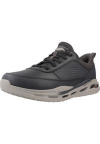 skechers - Buty SKECHERS ARCH FIT ORVAN - MOXLEY Czarny. Kolor: czarny. Materiał: syntetyk, tkanina