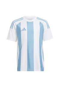Adidas - Koszulka dla dzieci adidas. Kolor: niebieski, biały, wielokolorowy. Sport: piłka nożna #1