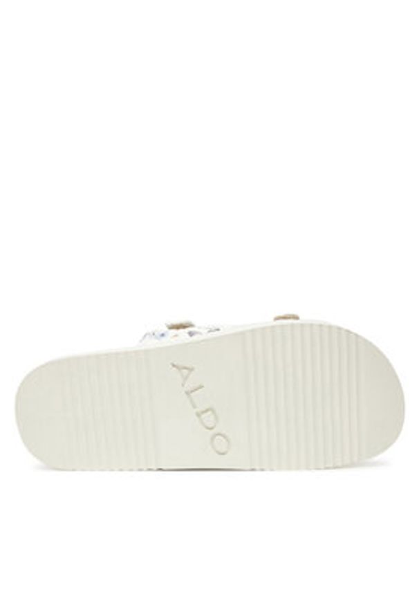 Aldo Klapki Alessie 13968267 Biały. Kolor: biały. Materiał: skóra