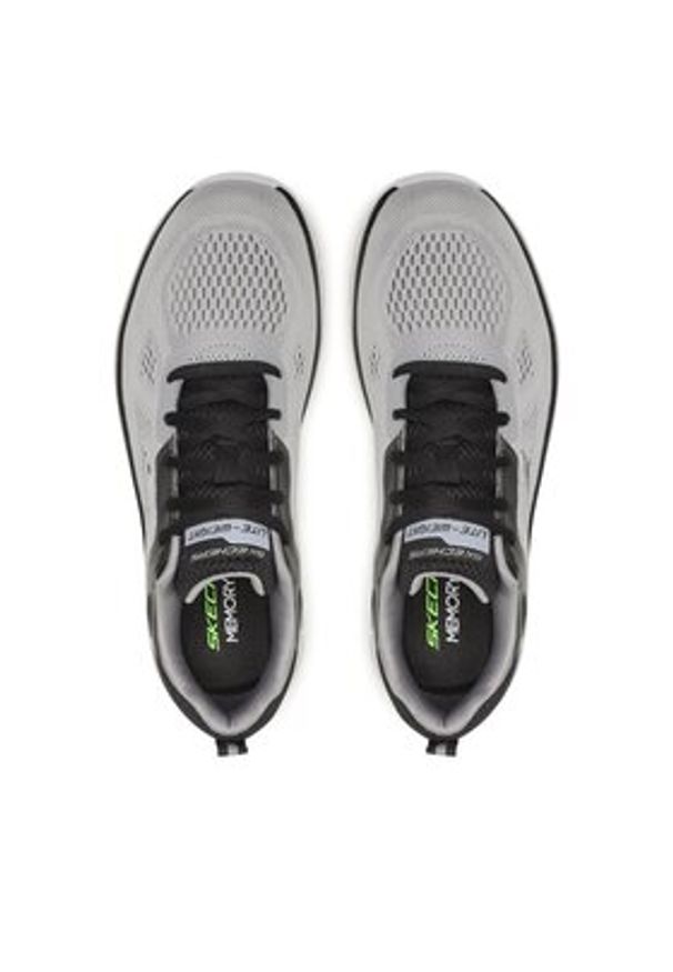 skechers - Skechers Sneakersy Track Broader 232698/GYBK Szary. Kolor: szary. Materiał: materiał