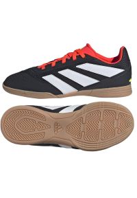 Adidas - Buty adidas Predator Club In Jr IG5435 czarne. Kolor: czarny. Materiał: zamsz, guma. Szerokość cholewki: normalna. Sport: piłka nożna #3