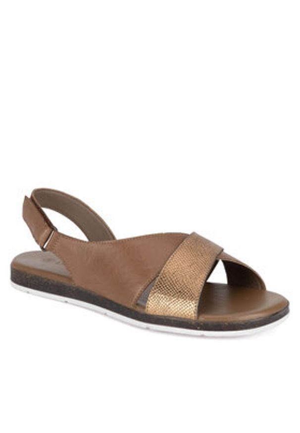 Lasocki Sandały WI16-740A-01 Brązowy. Kolor: brązowy. Materiał: skóra