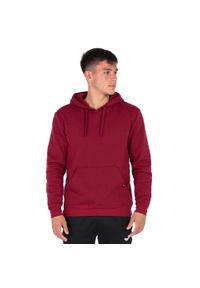 Joma - Bluza dresowa sportowa męska Montana Hoodie. Kolor: brązowy, wielokolorowy, czerwony. Materiał: poliester, bawełna