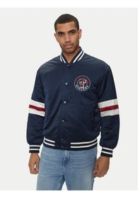 Tommy Jeans Kurtka bomber Varsity Explorer DM0DM18897 Granatowy Relaxed Fit. Kolor: niebieski. Materiał: syntetyk #1