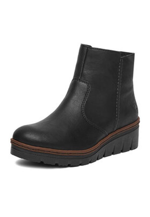 Rieker Botki CEO-X9165-00 Czarny. Kolor: czarny. Materiał: syntetyk, materiał