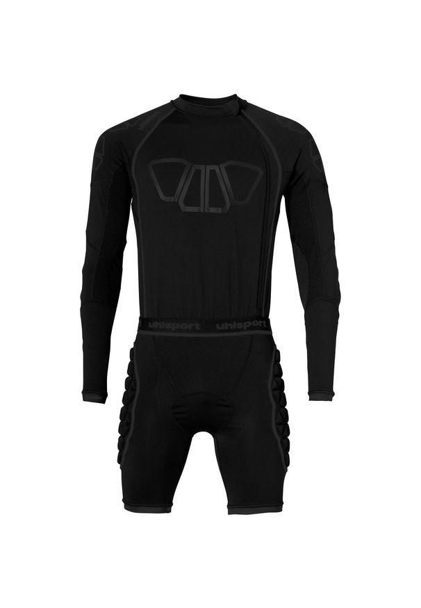 UHLSPORT - Kombinacja Uhlsport Bionikframe. Kolor: czarny, biały, wielokolorowy. Materiał: dresówka. Sport: piłka nożna