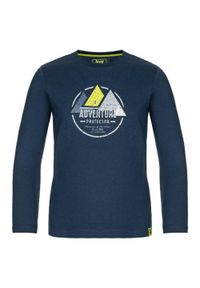 ZONE PERFECT - Koszulka dziecięca Loap Bady 116 — długi rękaw, 100% bawełna. Kolor: wielokolorowy, niebieski, fioletowy. Materiał: bawełna. Długość rękawa: długi rękaw. Długość: długie. Wzór: nadruk. Sezon: jesień #1