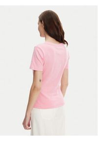 TOMMY HILFIGER - Tommy Hilfiger T-Shirt New Cody WW0WW40584 Różowy Slim Fit. Kolor: różowy. Materiał: bawełna #3