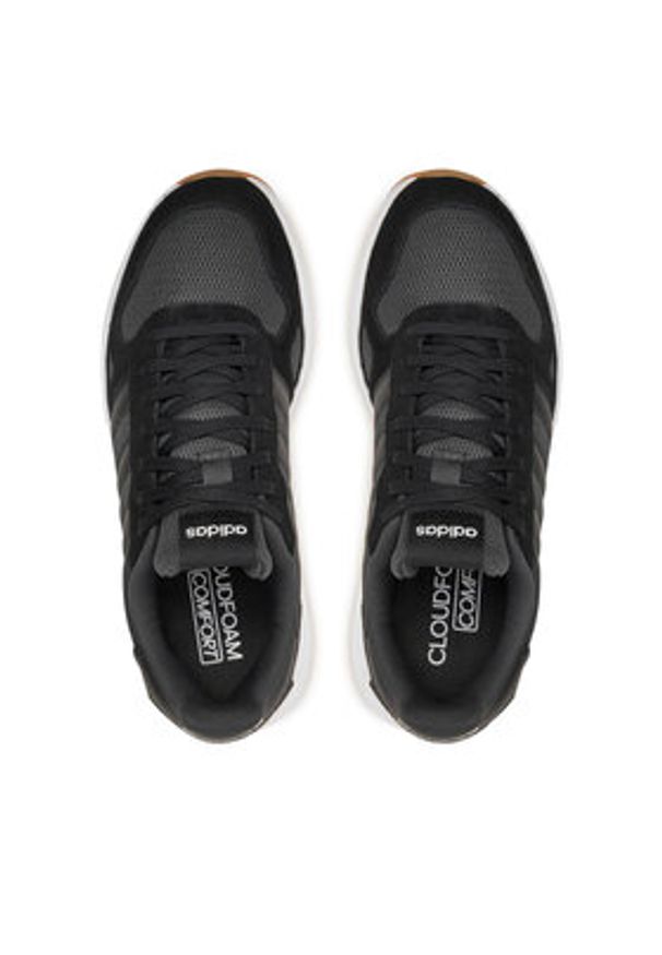 Adidas - adidas Sneakersy Run 84 IH8623 Czarny. Kolor: czarny. Materiał: mesh, materiał. Sport: bieganie