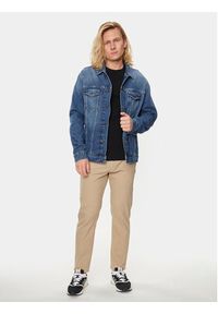 Pepe Jeans Kurtka jeansowa Pinners PM402715 Niebieski Regular Fit. Kolor: niebieski. Materiał: bawełna