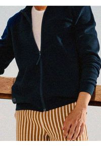 Sinsay - Bluza z długim rękawem - granatowy. Kolor: niebieski. Długość rękawa: długi rękaw. Długość: długie