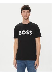 BOSS - Boss T-Shirt Thinking 1 50481923 Czarny Regular Fit. Kolor: czarny. Materiał: bawełna #1