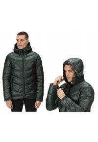 Kurtka turystyczna męska Toploft II Regatta. Kolor: zielony. Materiał: puch. Sport: turystyka piesza #1