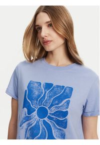 Roxy T-Shirt ERJZT05911 Niebieski Regular Fit. Kolor: niebieski. Materiał: bawełna #4