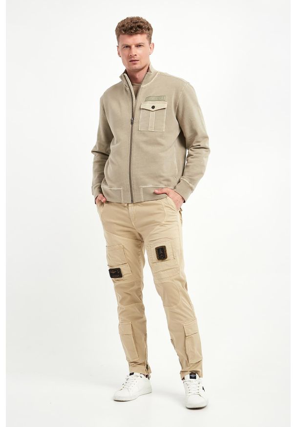 Aeronautica Militare - Bluza męska ze stójką AERONAUTICA MILITARE. Typ kołnierza: kołnierzyk stójkowy
