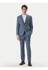 Hugo - HUGO Garnitur Arti-Hesten253X 50544524 Niebieski Extra Slim Fit. Kolor: niebieski. Materiał: wełna #1