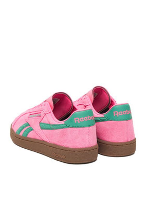 Reebok Sneakersy EO-CLUB C GROUNDS UK 100229526 Różowy. Kolor: różowy. Materiał: zamsz, skóra. Model: Reebok Club