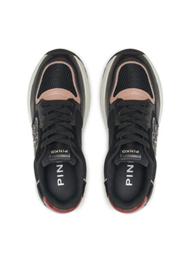 Pinko - PINKO Sneakersy Gem 07 SS0055 P020 Czarny. Kolor: czarny. Materiał: materiał