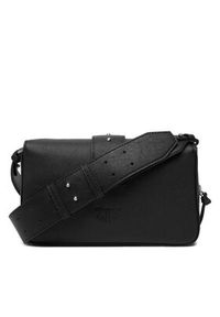 Pinko - PINKO Torebka Love One Slouchy Zip Mini AI 25-26 PLTT 105345 A2JG Czarny. Kolor: czarny. Materiał: skórzane #4