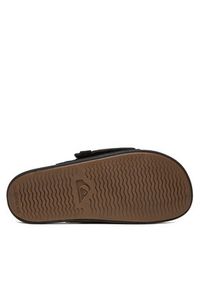 Quiksilver Klapki Rivi AQYL101378 Czarny. Kolor: czarny. Materiał: skóra, zamsz #4