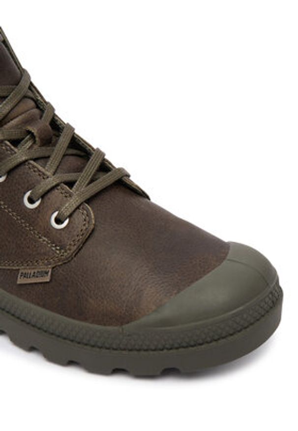 Palladium Trapery Pampa Zip Lth Ess 76888-308-M Zielony. Kolor: zielony. Materiał: skóra